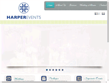 Tablet Screenshot of harper-events.com